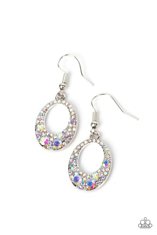 Showroom Sizzle - Multi Iridescent Earring