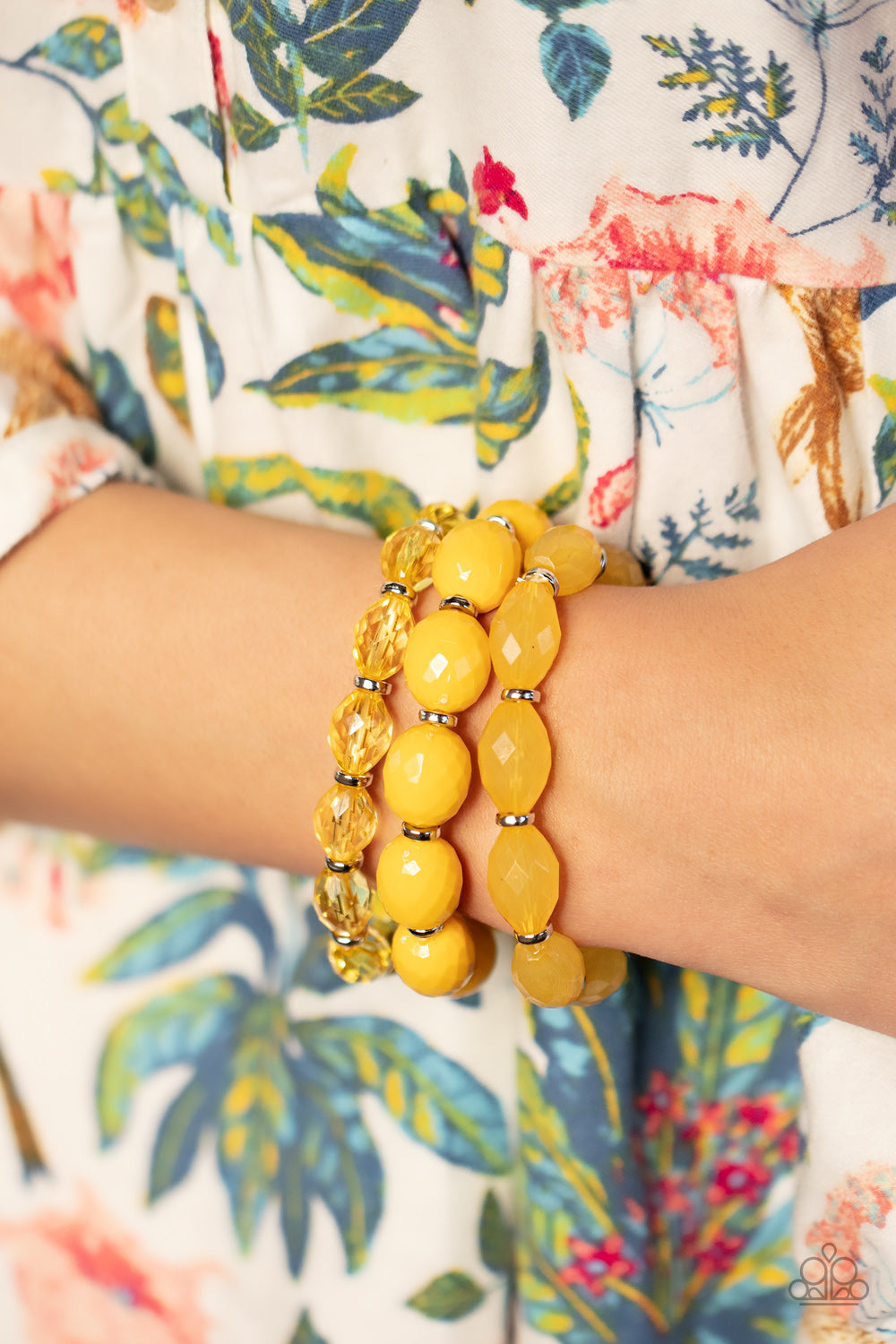 Paparazzi High Tide Hammock - Yellow Bracelet - Pusher P