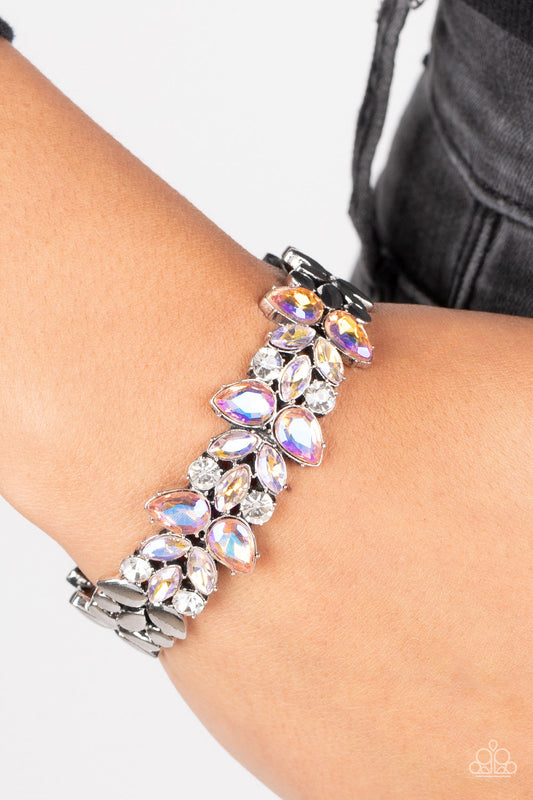 Paparazzi Glacial Gleam - Orange Bracelet - Pusher P