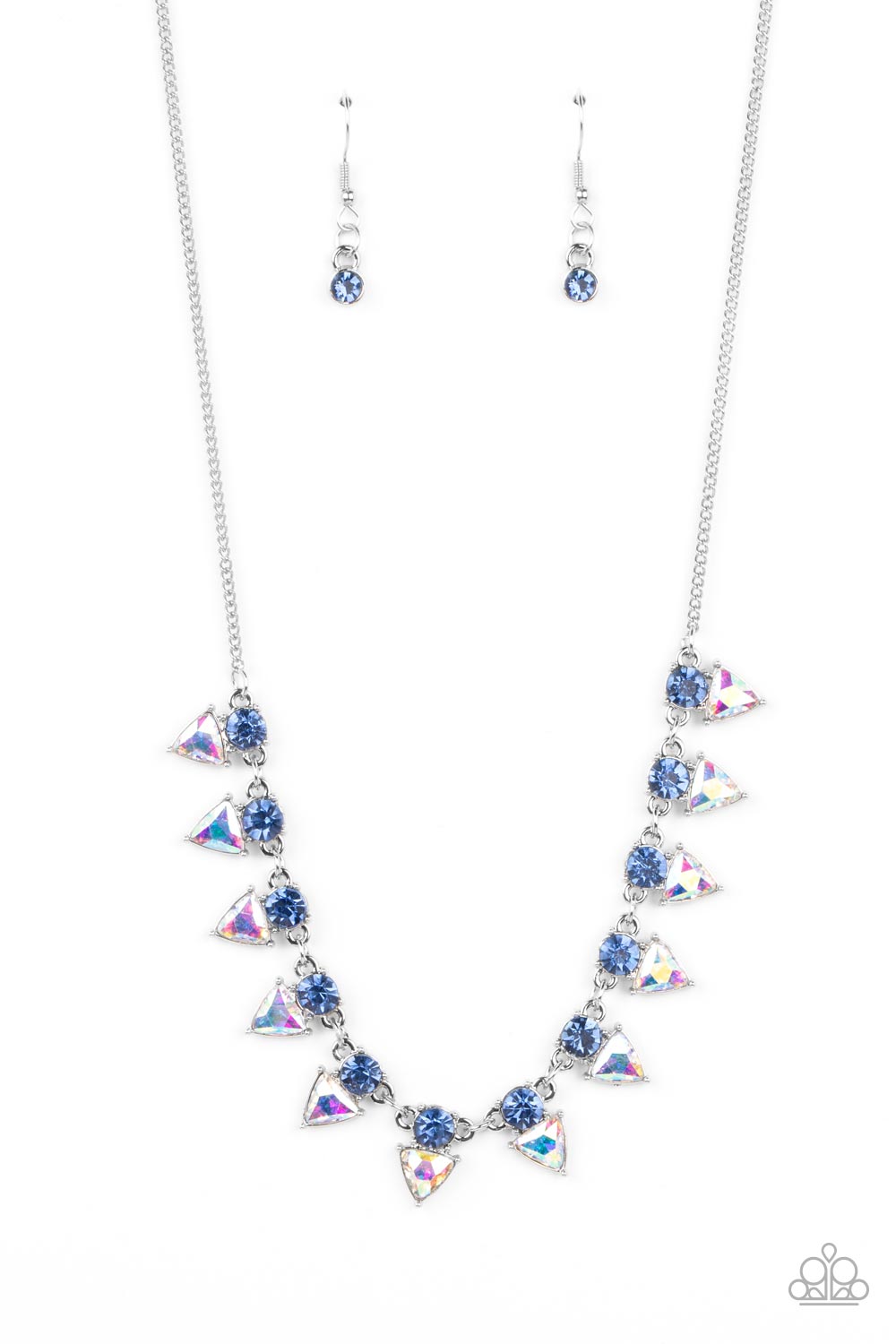 Paparazzi Razor-Sharp Refinement - Blue Necklace - Pusher P