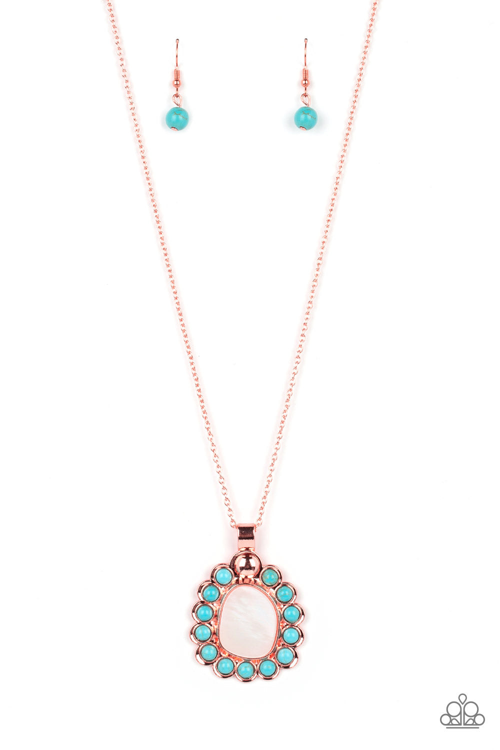 Paparazzi Sahara Sea - Copper Necklace - Pusher P