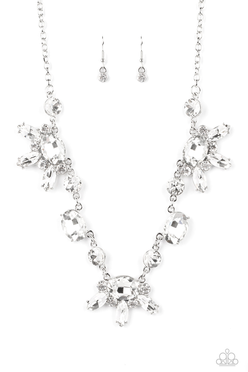 Paparazzi GLOW-trotting Twinkle - White Necklace - Pusher P