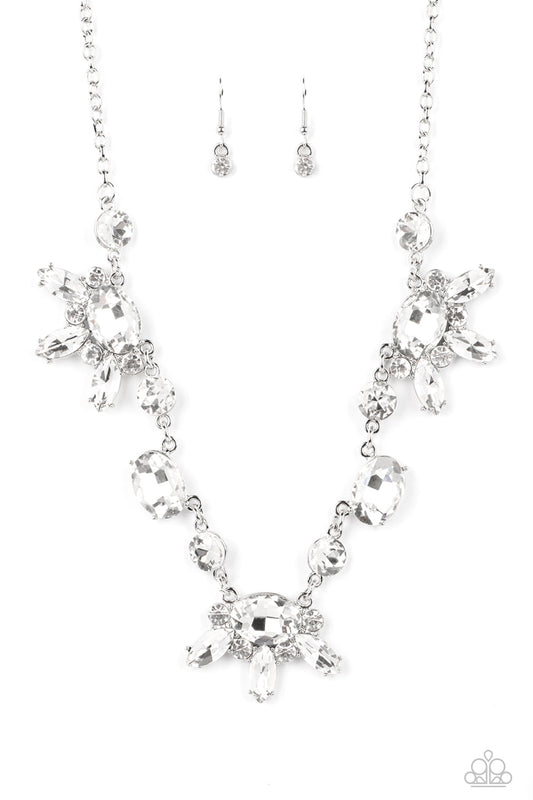 Paparazzi GLOW-trotting Twinkle - White Necklace - Pusher P