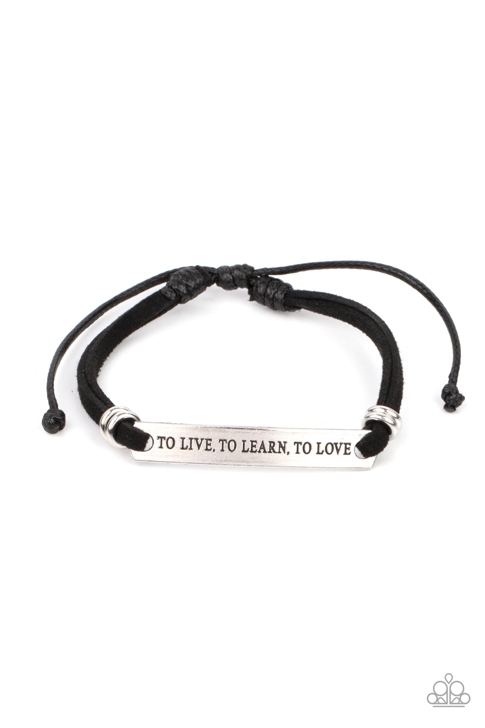 Paparazzi To Live, To Learn, To Love - Black Bracelet - Pusher P