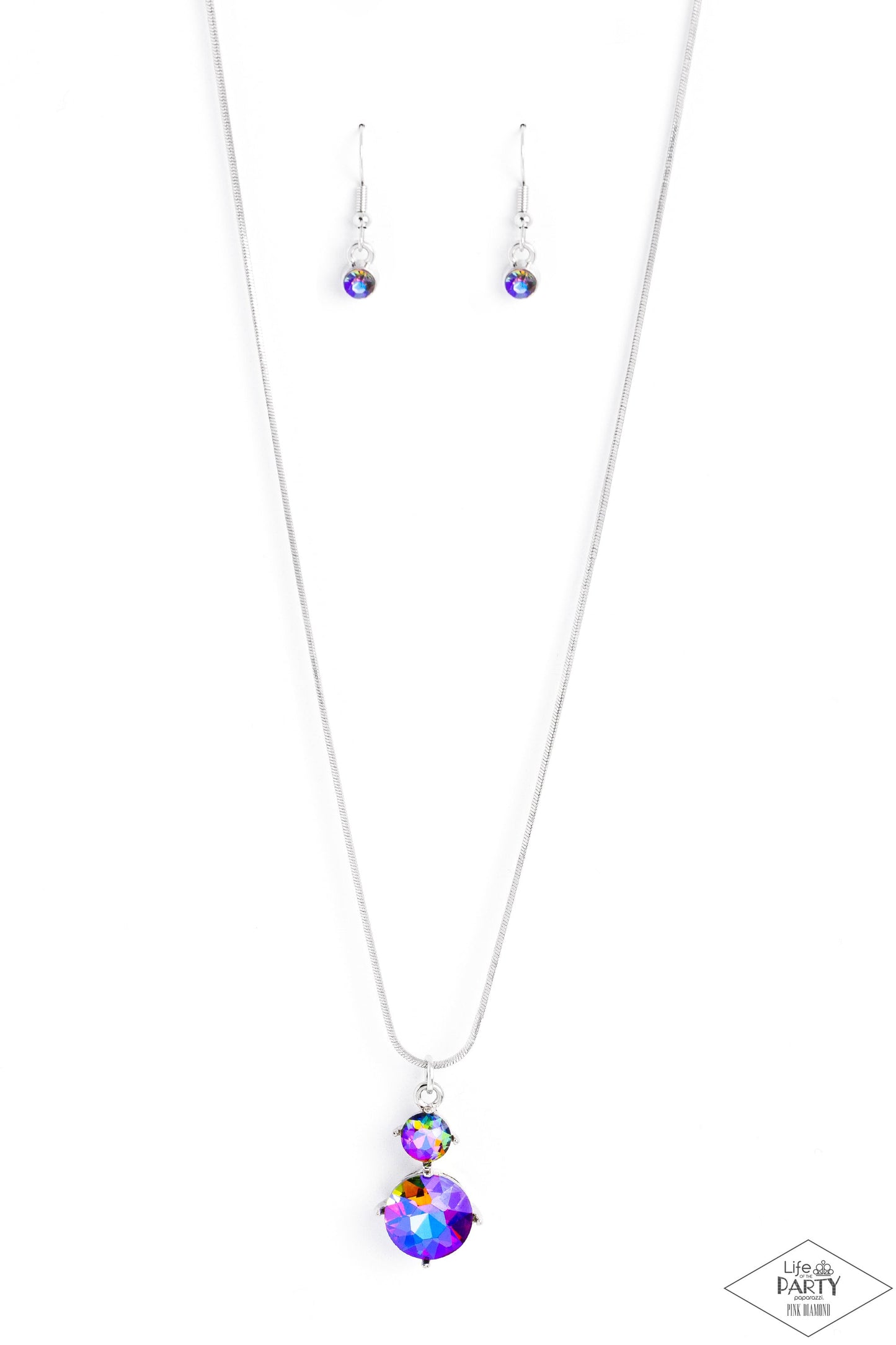 Top Dollar Diva - Blue Multi Necklace