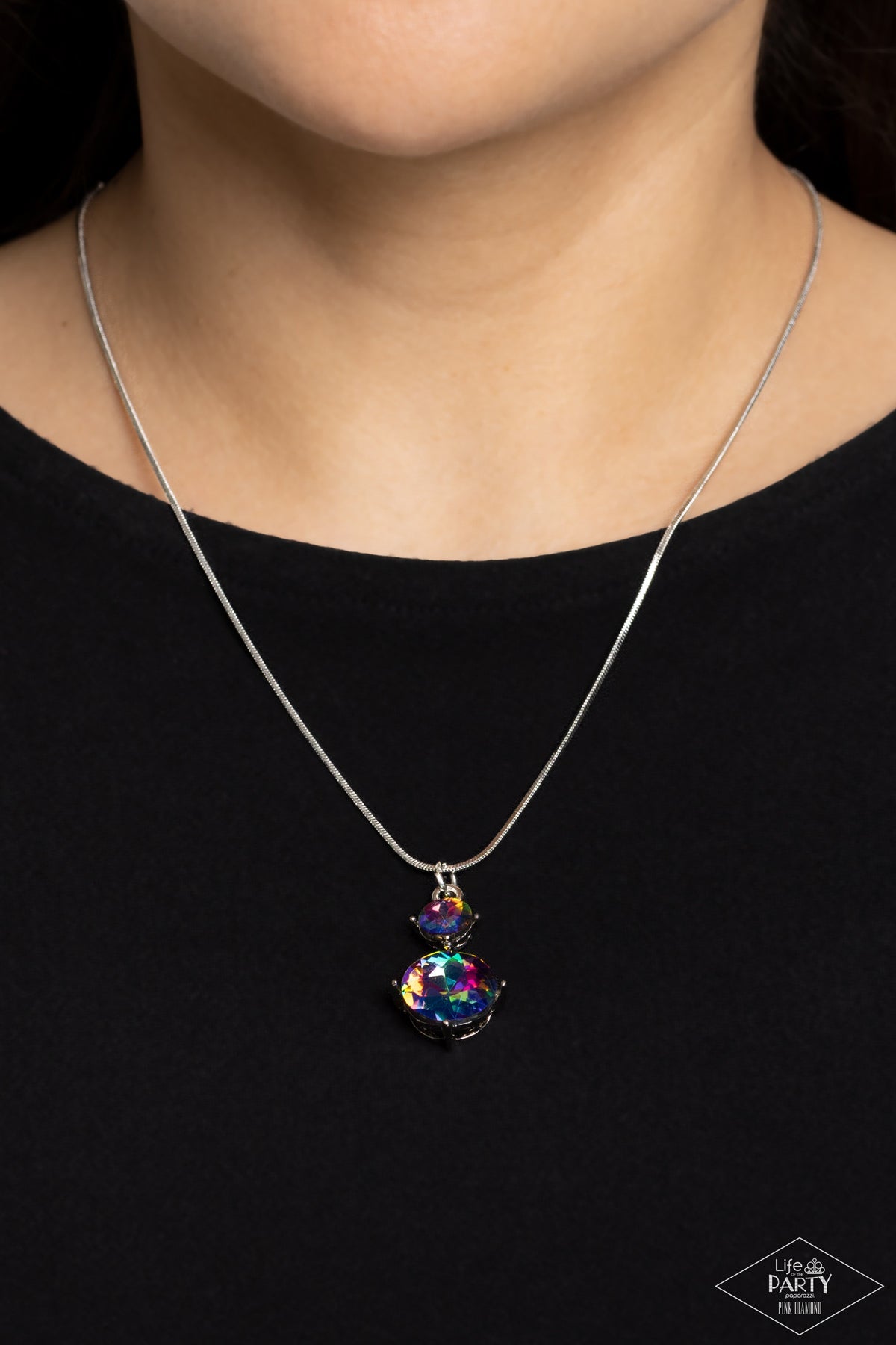 Top Dollar Diva - Blue Multi Necklace