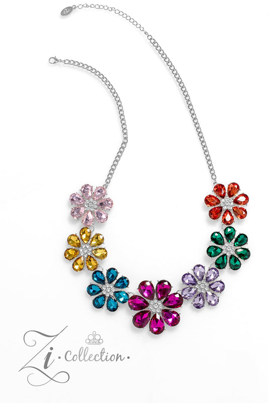 Outgoing - Multi Flower Zi Collection Necklace Set