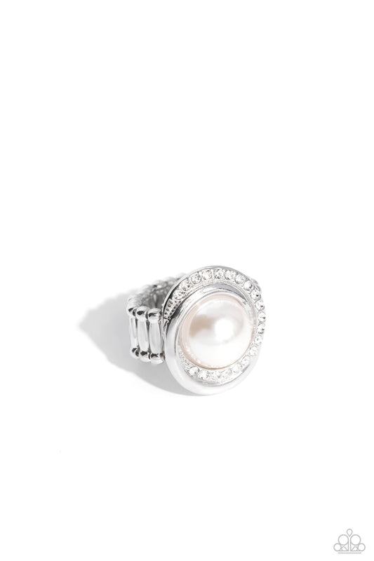 Folded Flair - White Ring