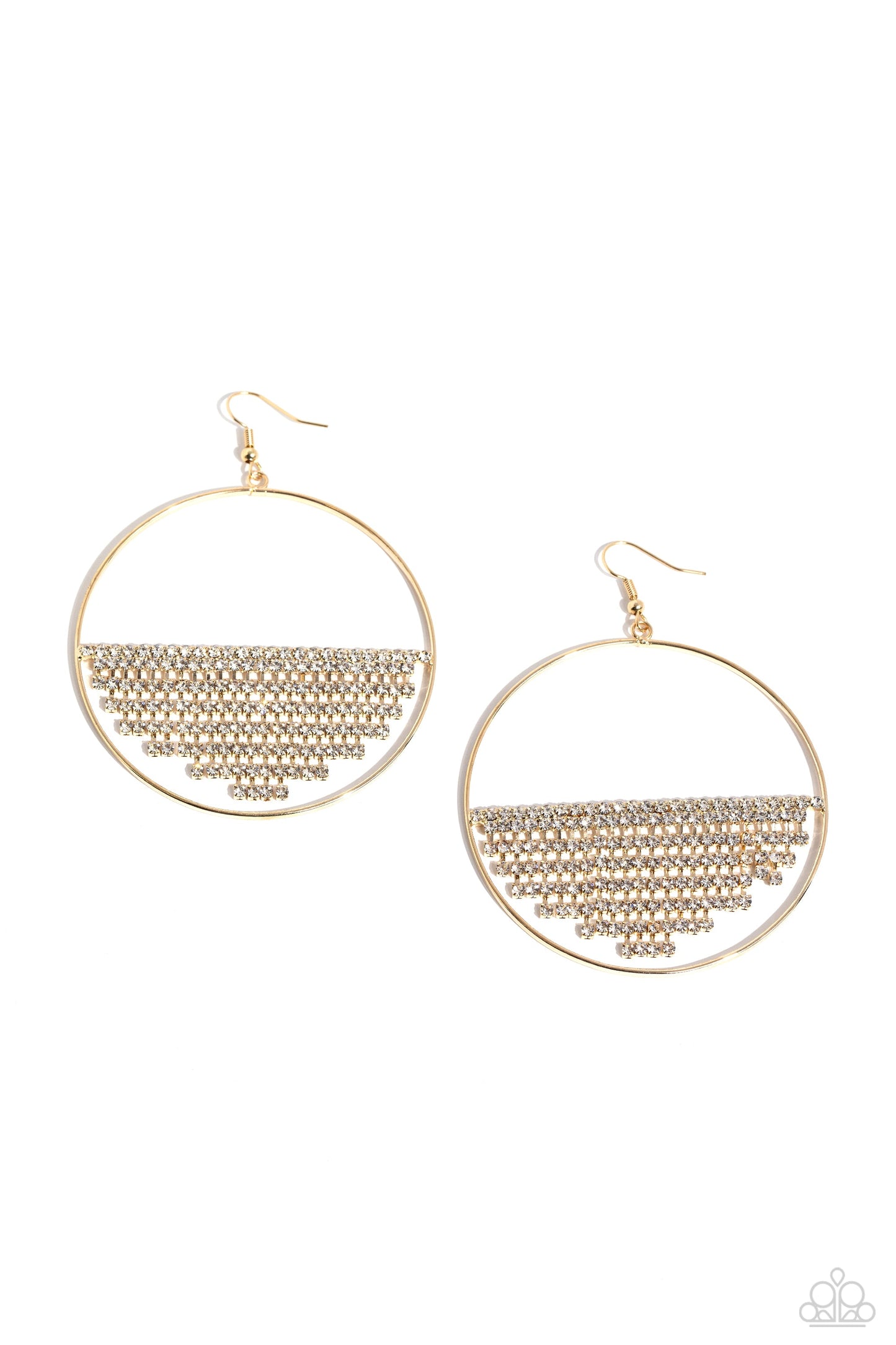 Fierce Fringe - Gold Earrings
