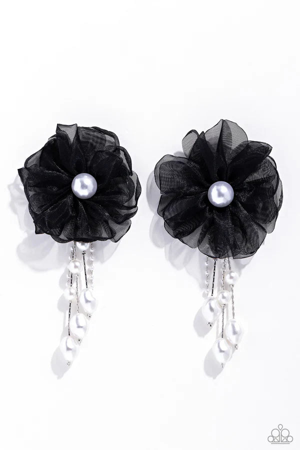 Dripping in Decadence - Black Earring