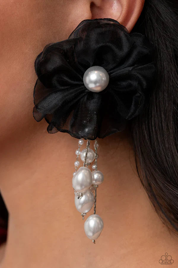 Dripping in Decadence - Black Earring