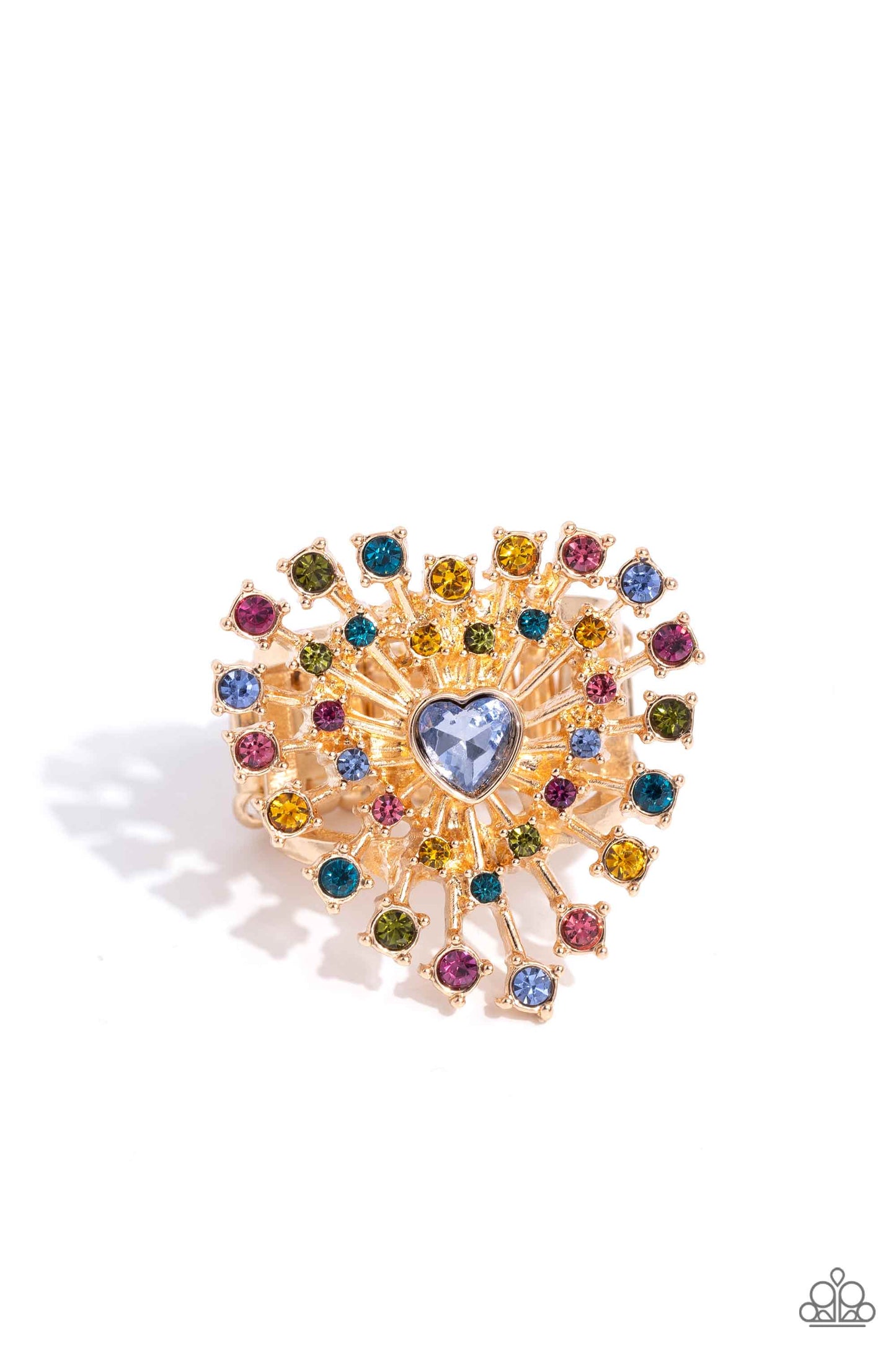 Bewitching Beau - Multi Ring - Gold | Paparazzi Accessories