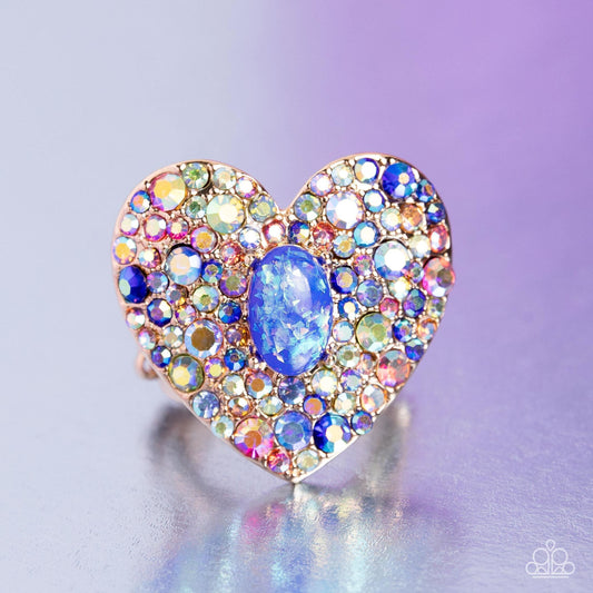 Bejeweled Beau - Blue Ring - Life of the Party - November 2023