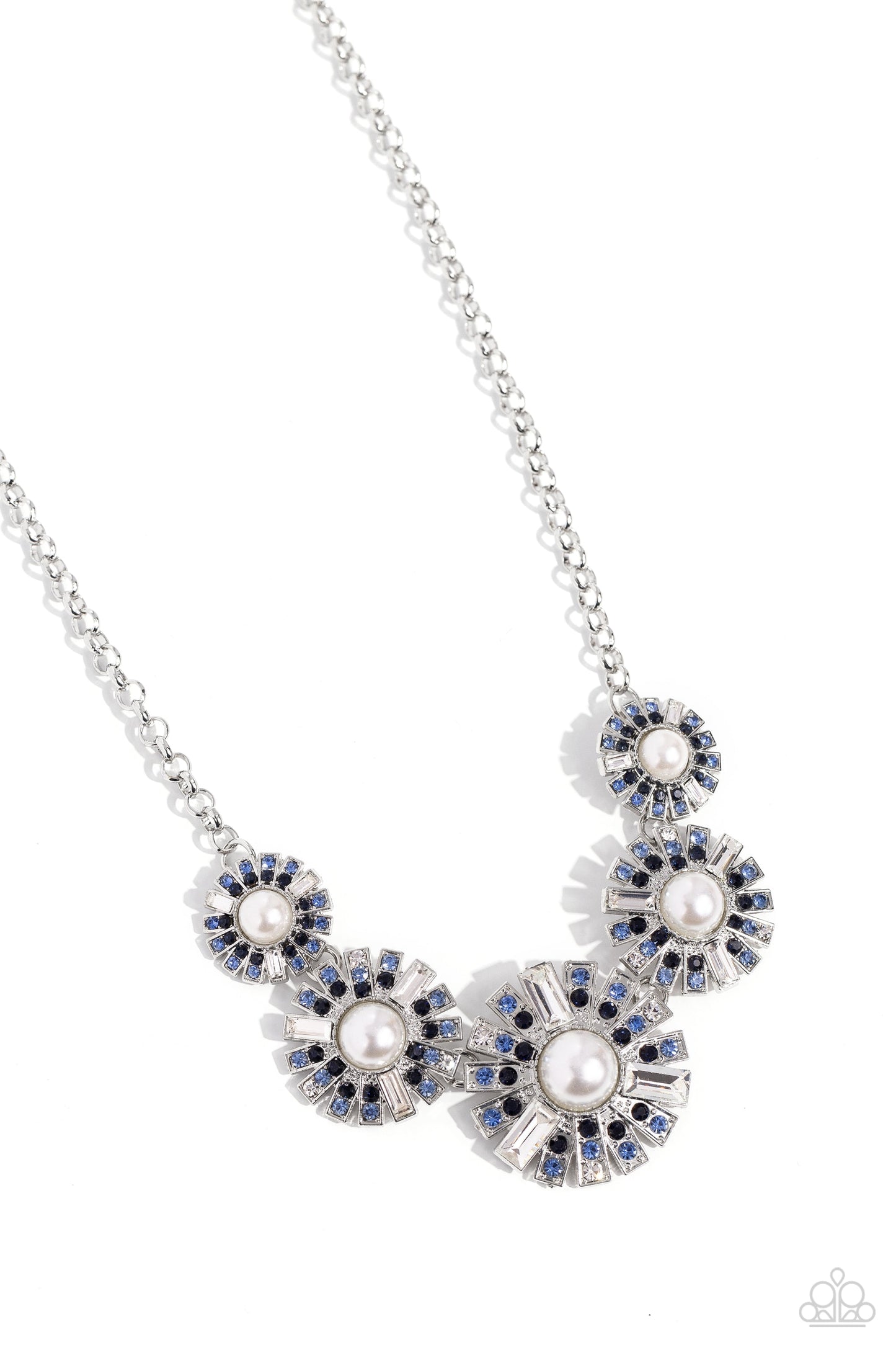2 Piece Set -Gatsby Gallery - Blue Necklace & Gifted Gatsby Blue Bracelet