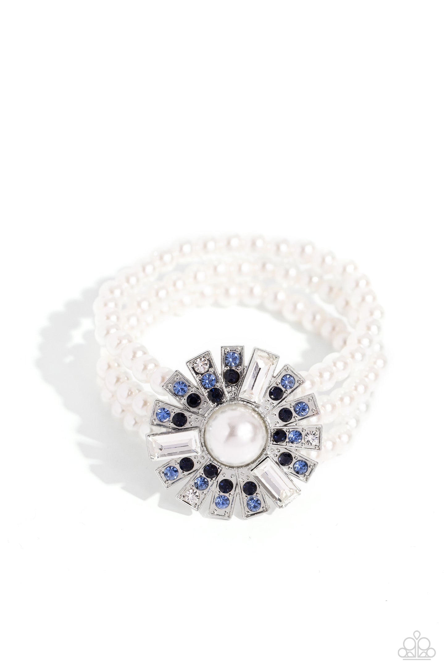 2 Piece Set -Gatsby Gallery - Blue Necklace & Gifted Gatsby Blue Bracelet