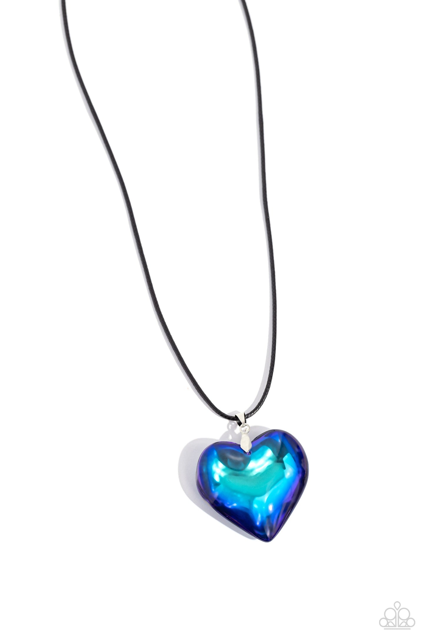 Seize the Simplicity - Blue Heart Necklace