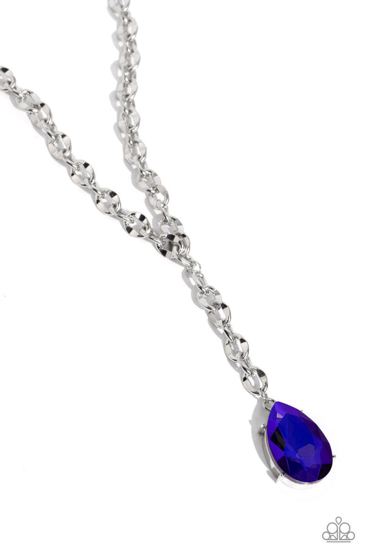 Benevolent Bling - Purple Pendant Necklace