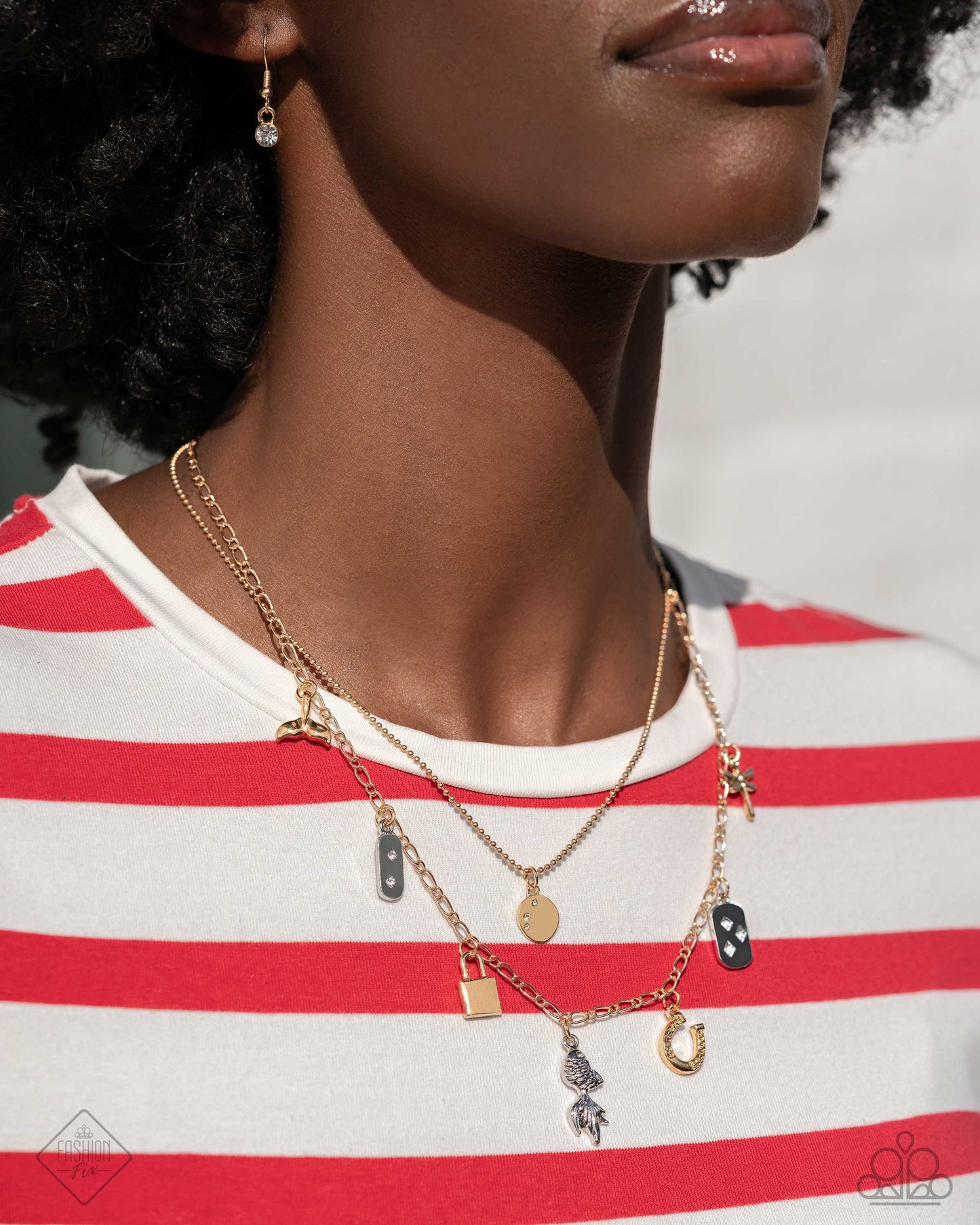 Sunset Sightings - Complete Trend Blend - July 2024 Earrings - Gold | Paparazzi Accessories