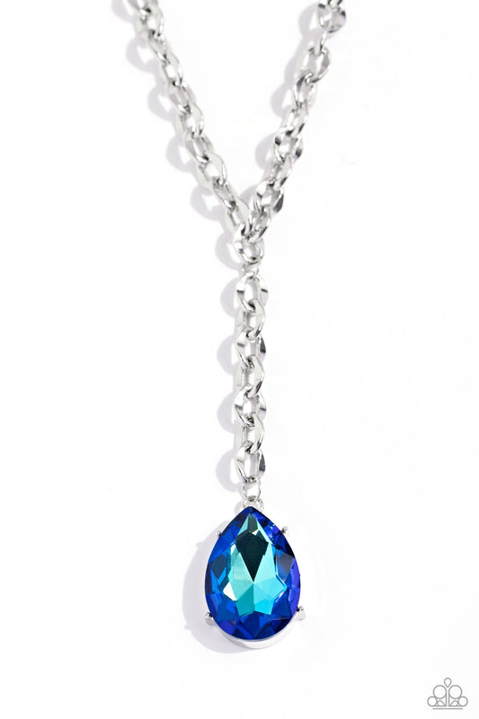 Benevolent Bling - Blue Pendant Necklace