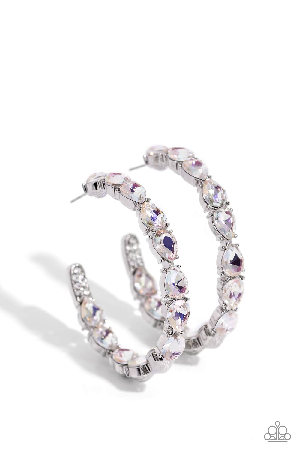 Presidential Pizzazz - White Earrings