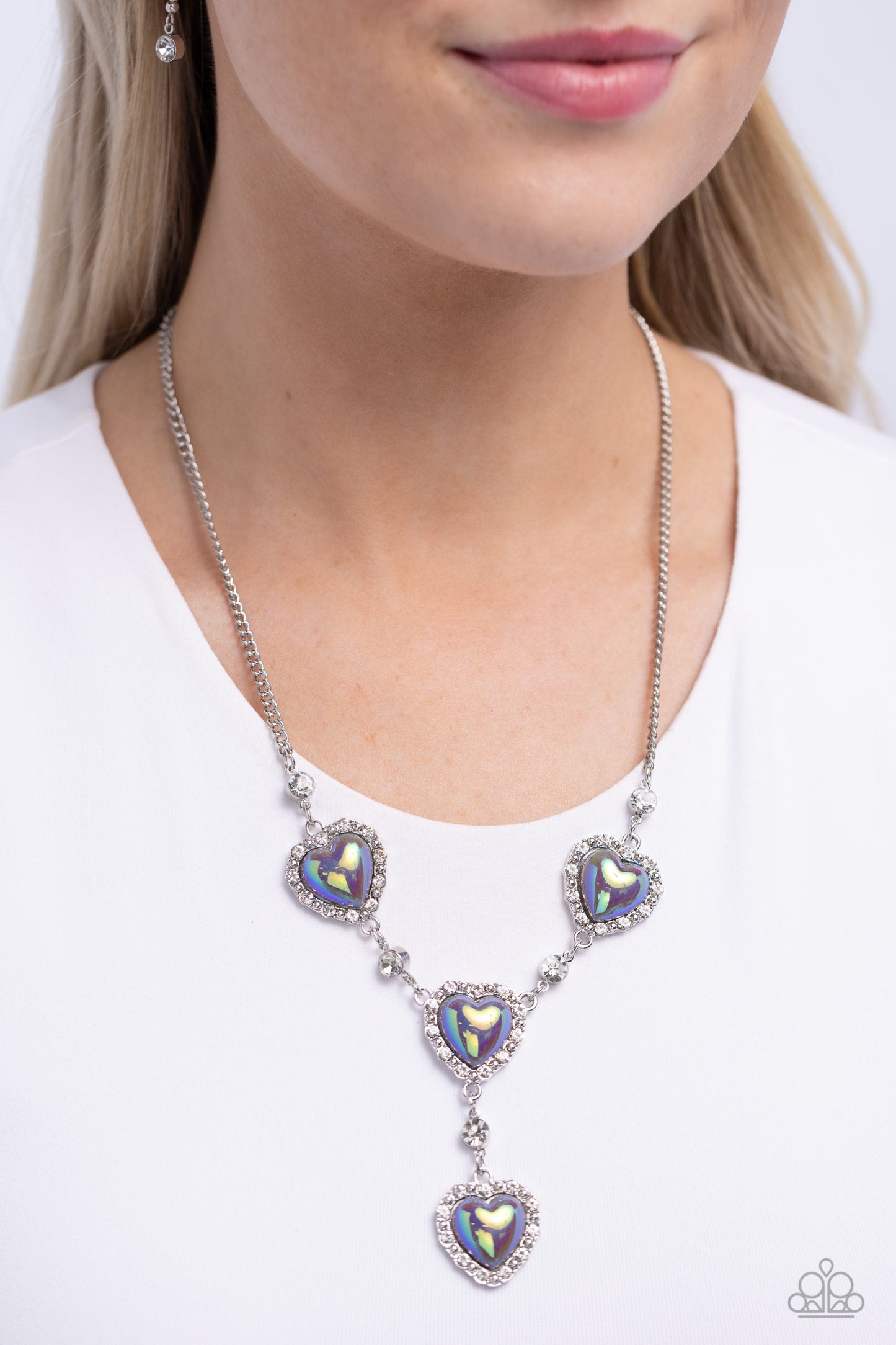 Stuck On You - Silver Necklace | Paparazzi Accessories