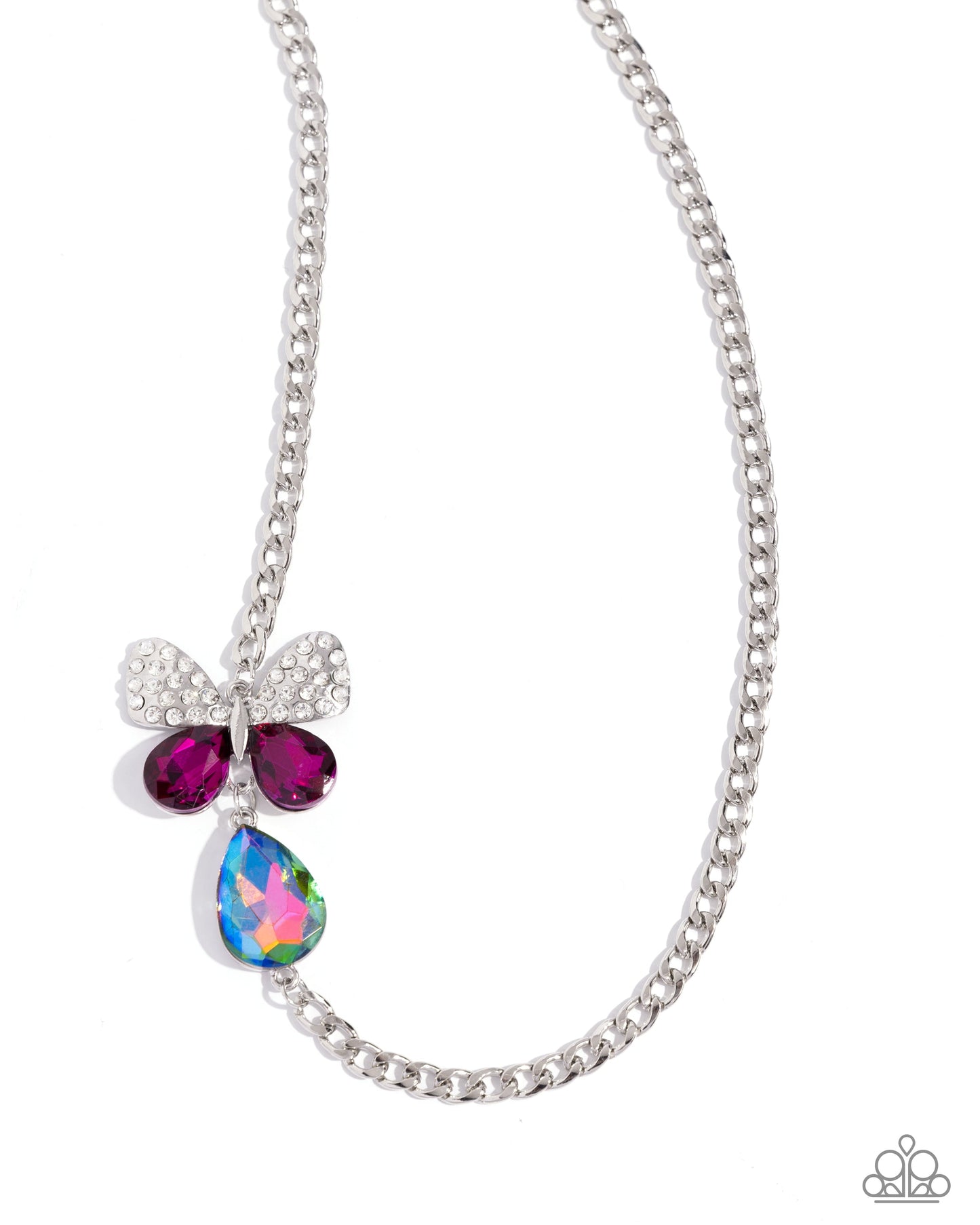 Fluttering Finesse - Multi Butterfly Necklace