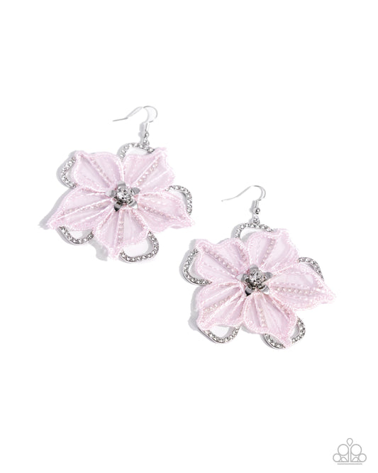 Refined Recognition - Pink Earrings