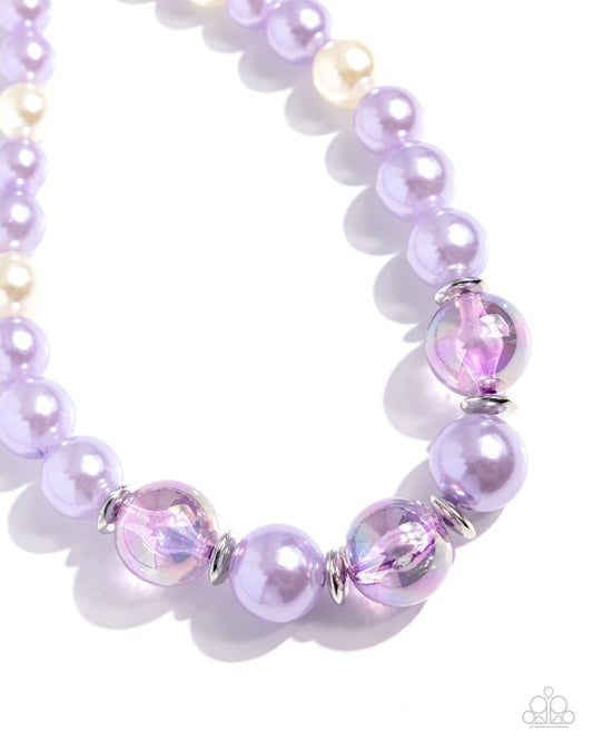 Just Another PEARL - Purple Pearl Necklace