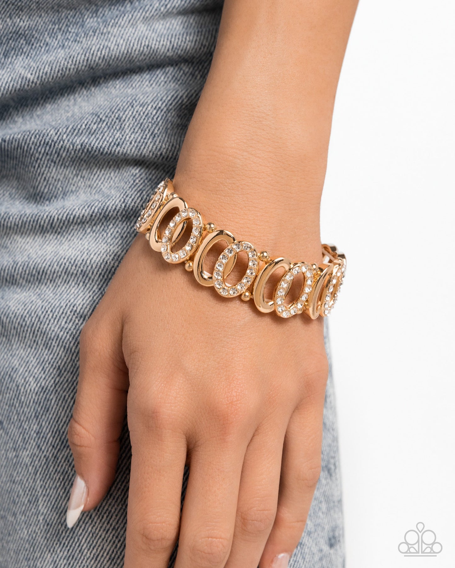 Refined Rarity - Gold Bracelet | Paparazzi Accessories