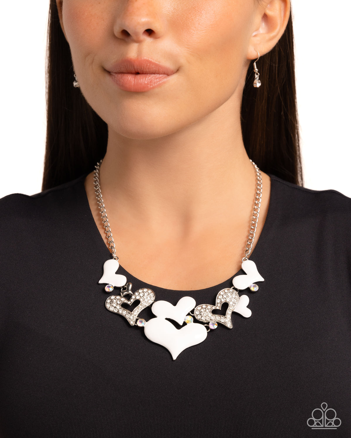 Room in My Heart for More - White Necklace | Paparazzi Accessories