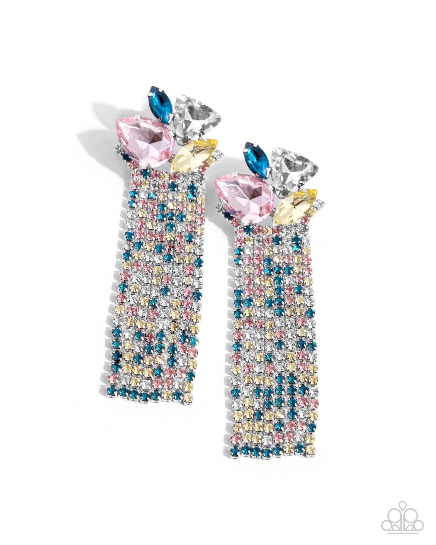 Blinding Blend - Multi Dangle Earrings