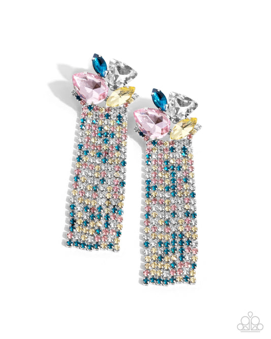 Blinding Blend - Multi Dangle Earrings