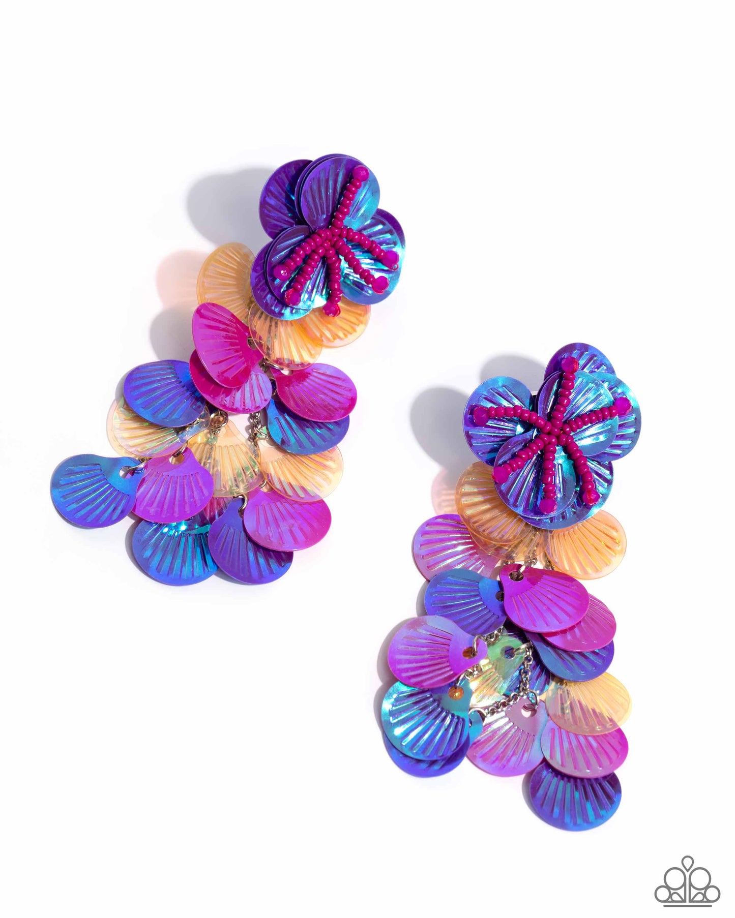 Under the Waves - Purple Earrings July 2024 Life of the Party