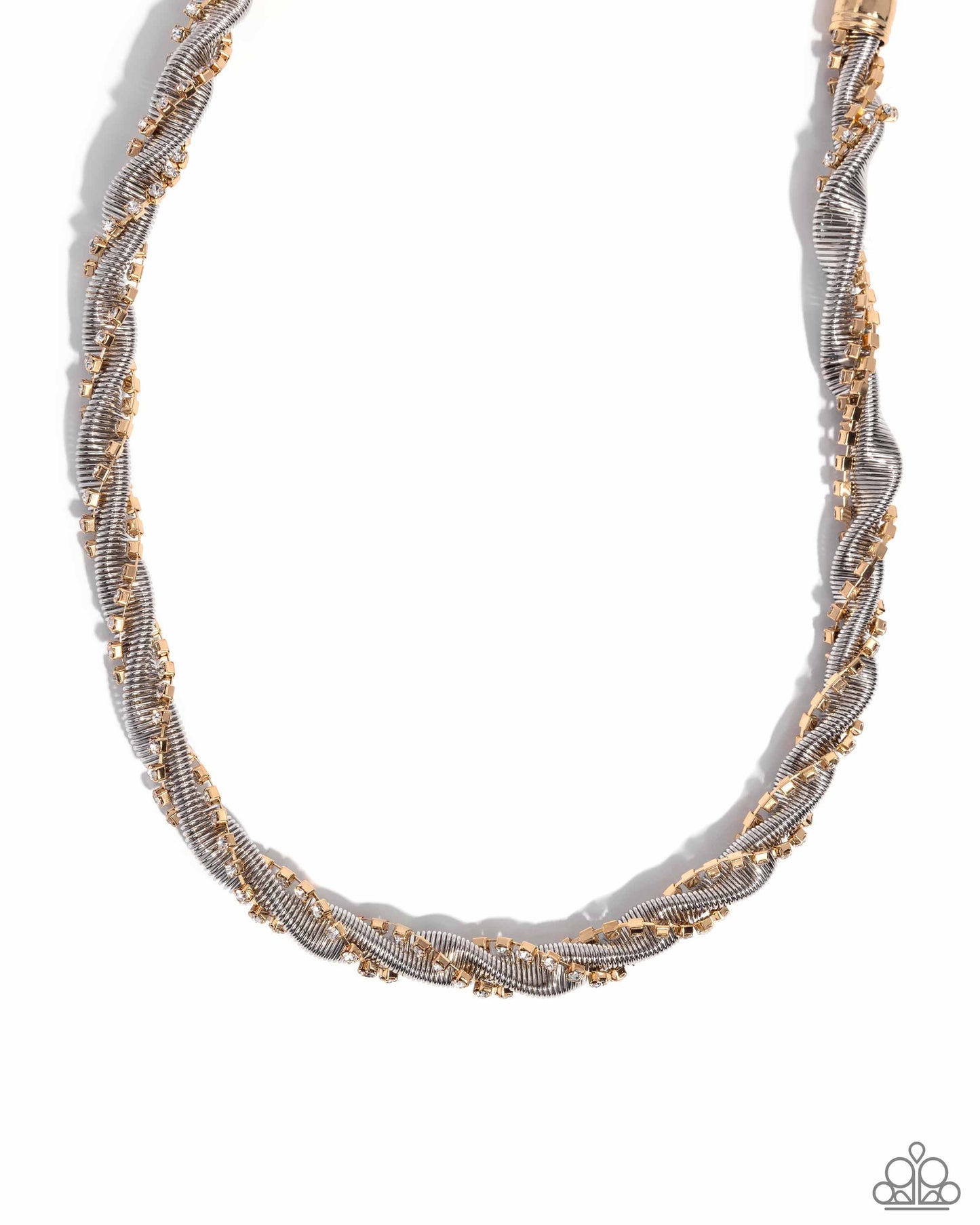 Candid Coils - Multi Necklace and Coiled Champion - Multi Bracelet Set