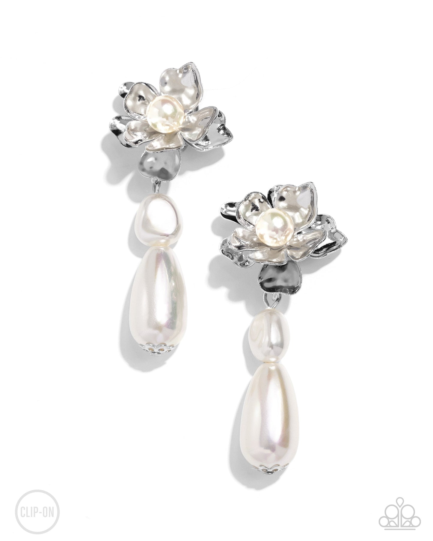 Esteemed Elite - White Earrings