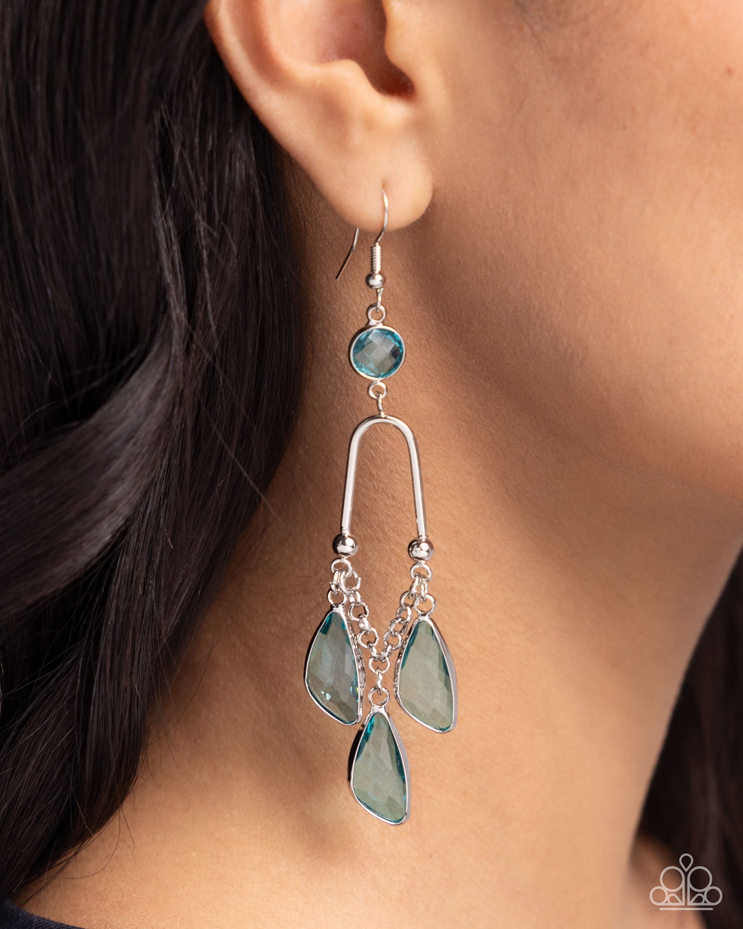 Winged Wardrobe - Blue Earring