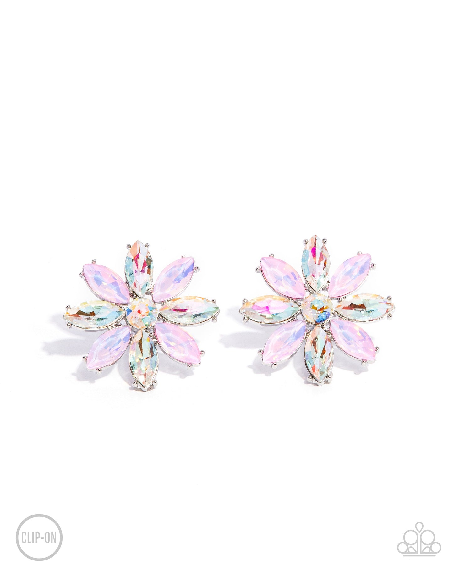 Maiden Makeover - Pink Clip On Earrings