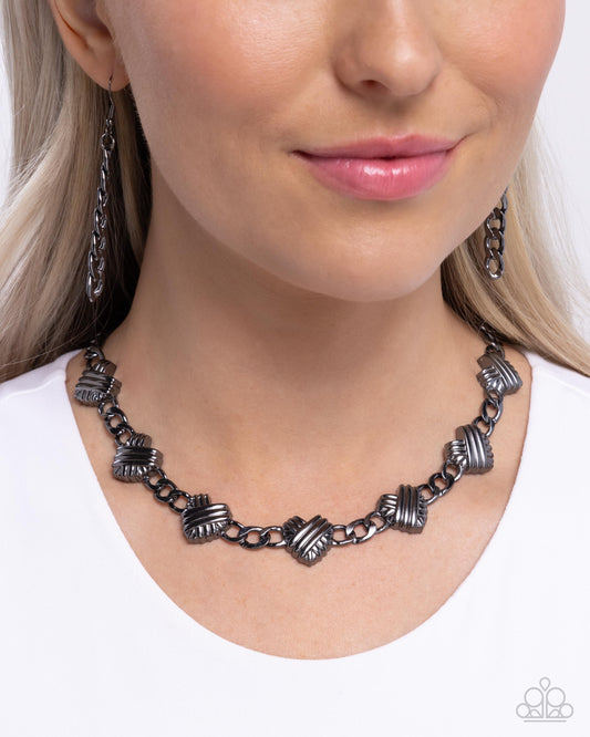 Mingling Medley - Black Necklace