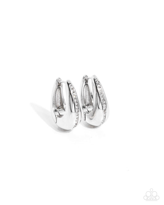 Executive Mansion - White Earring