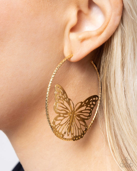 Aerial Alias - Gold Earrings