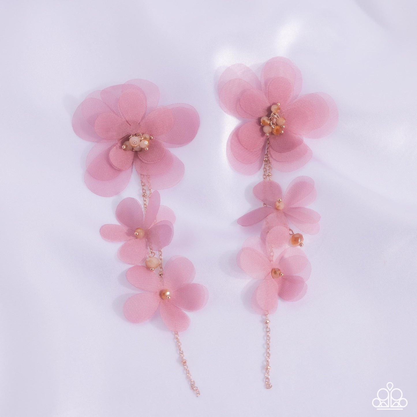 Balletcore - Pink Earrings Life of the Party | Paparazzi Accessories