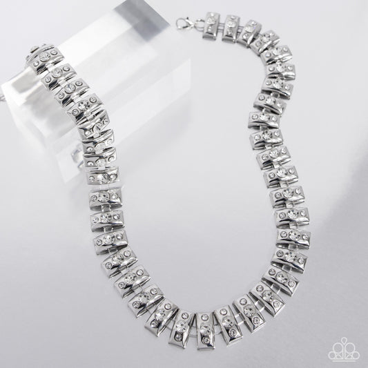 Officially Opulent - White Necklace