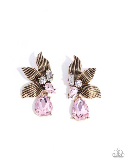 Showstopping Symphony - Pink Earrings