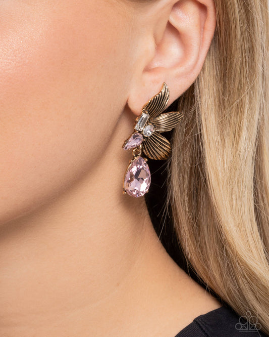 Showstopping Symphony - Pink Earrings | Paparazzi Accessories