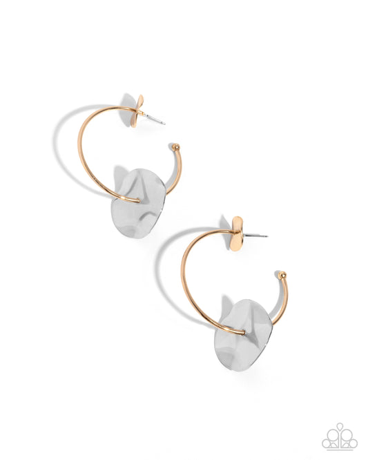 Papaazzi Textured Trouble - Multi Earring