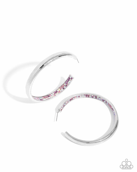 Proper Pizzazz - Pink Multi Earrings
