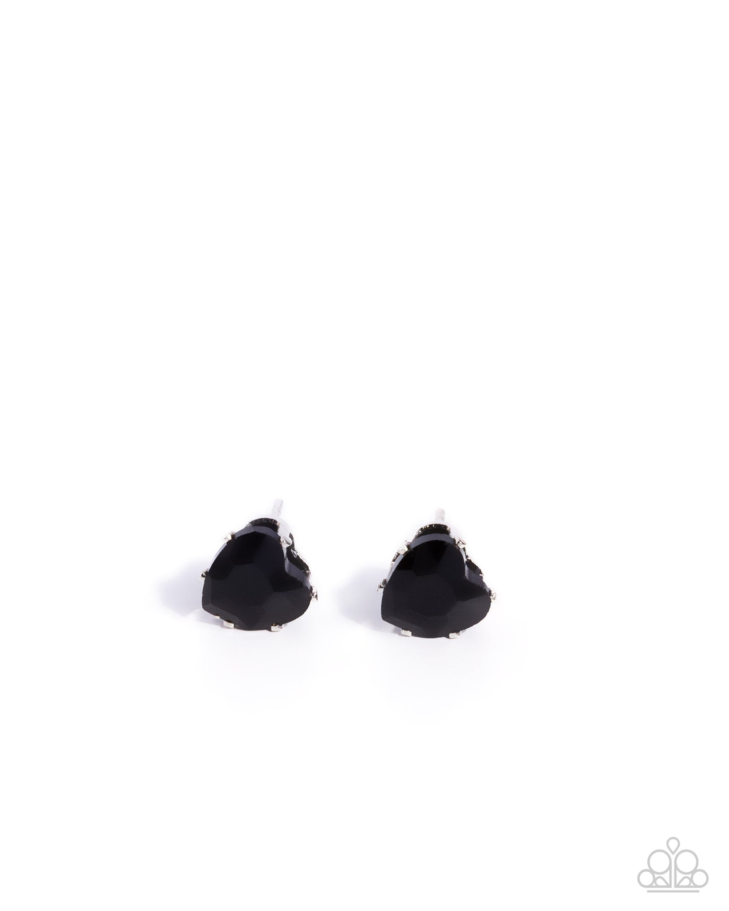 Sweetheart Stunner - Black Earrings