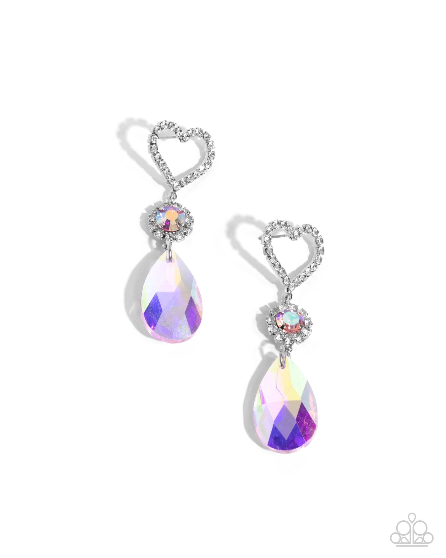 Faceted Frenzy - Pink Earrings | Paparazzi Accessories