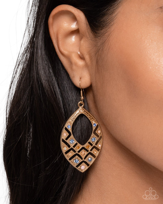 Glittery Gaze - Multi Earring