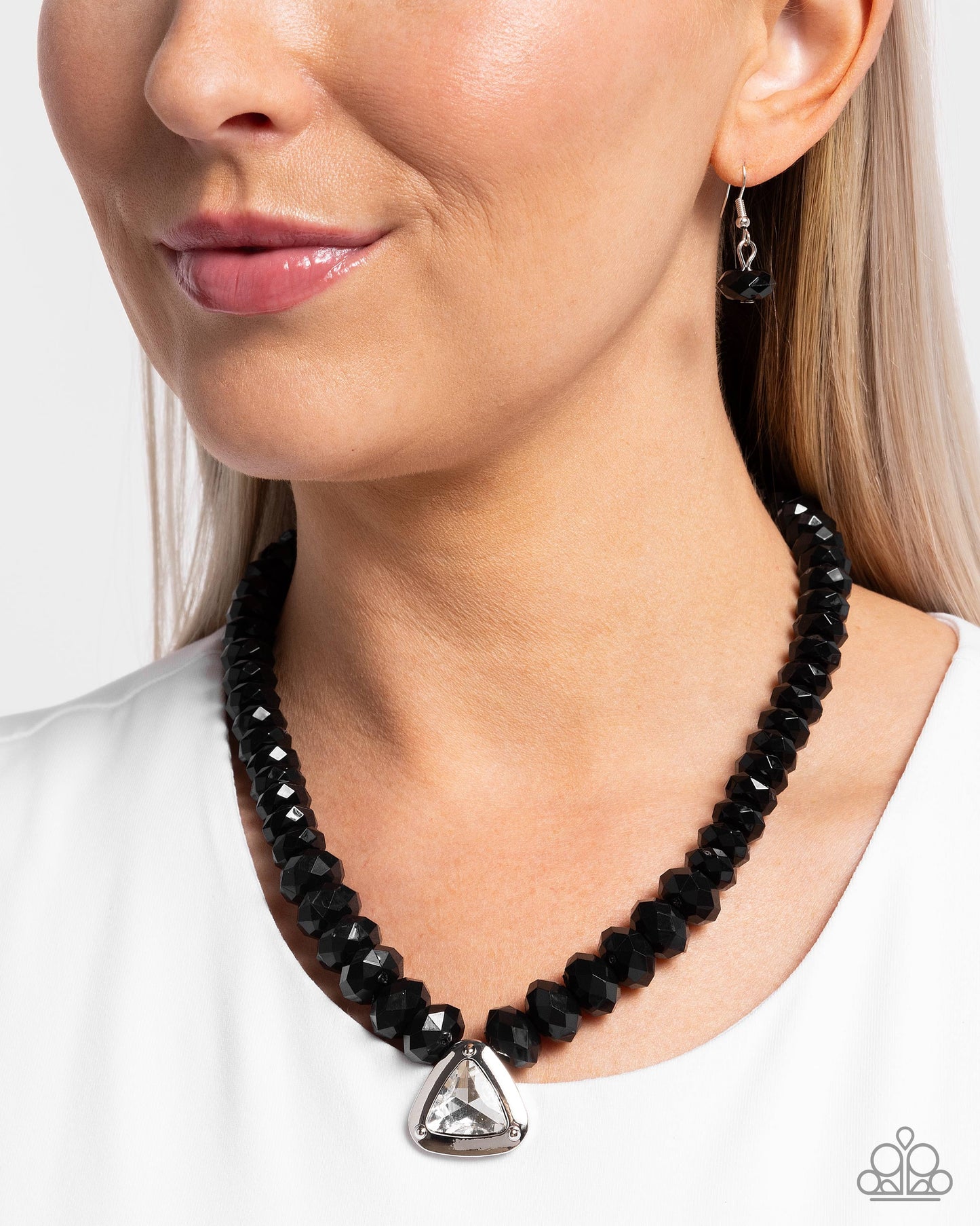 Trailblazing Triangle - Black Triangle Necklace